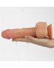 Вібратор - Dual-Layered Silicone Rotating Cock With Vibration Anthony 8.5
