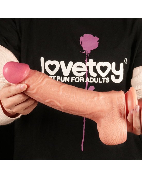 Фалоімітатор - Dual-Layered Silicone Cock 10 Фалоімітатор - Dual-Layered Silicone Cock 10