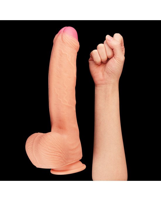 Фалоімітатор - Dual-Layered Silicone Cock 11 Фалоімітатор - Dual-Layered Silicone Cock 11