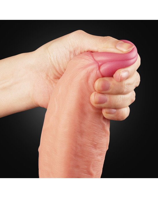 Фалоімітатор - Dual-Layered Silicone Cock 11 Фалоімітатор - Dual-Layered Silicone Cock 11