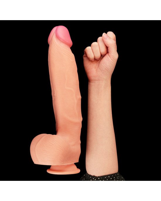 Фалоімітатор - Dual-Layered Silicone Cock 12 Фалоімітатор - Dual-Layered Silicone Cock 12