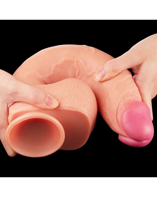 Фалоімітатор - Dual-Layered Silicone Cock 12 Фалоімітатор - Dual-Layered Silicone Cock 12
