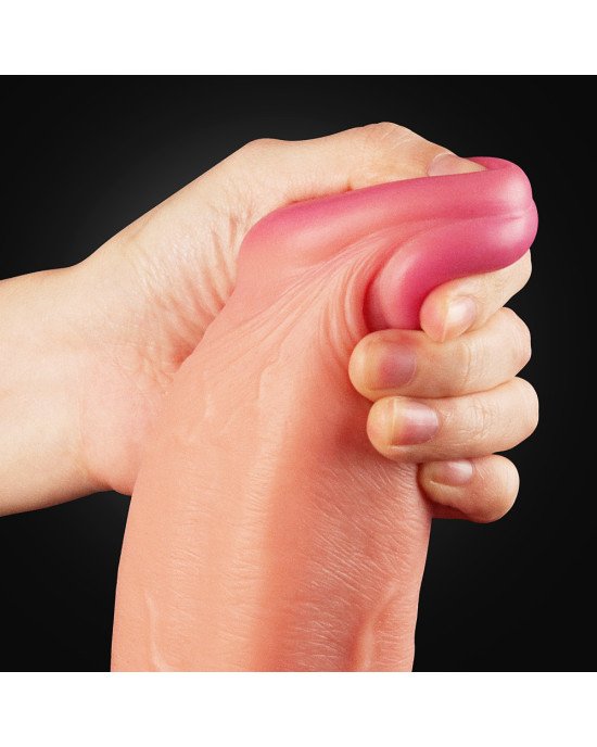 Фалоімітатор - Dual-Layered Silicone Cock 12 Фалоімітатор - Dual-Layered Silicone Cock 12
