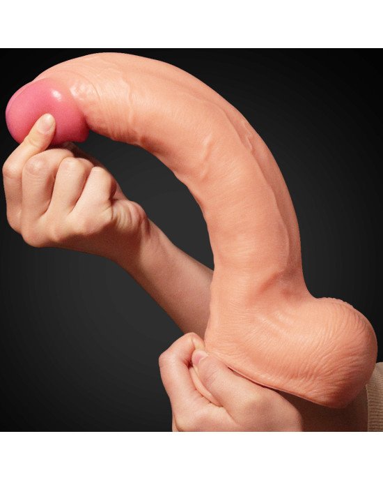 Фалоімітатор - Dual-Layered Silicone Cock 12 Фалоімітатор - Dual-Layered Silicone Cock 12
