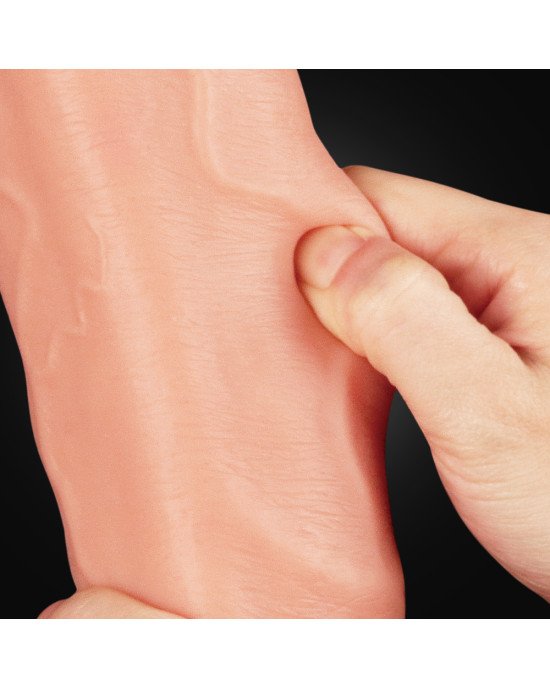 Фалоімітатор - Dual-Layered Silicone Cock 12 Фалоімітатор - Dual-Layered Silicone Cock 12