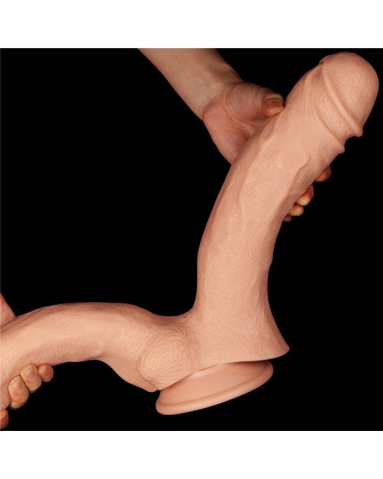 Фалоімітатор - King-Sized Realistic Mega Double Dildo 12 Фалоімітатор - King-Sized Realistic Mega Double Dildo 12