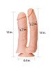 Фалоімітатор - King-Sized Realistic Mega Double Dildo 12 Фалоімітатор - King-Sized Realistic Mega Double Dildo 12