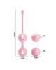 Вагінальні кульки - Pretty Love Kegel Tighten Up I Light Pink Вагінальні кульки - Pretty Love Kegel Tighten Up I Light Pink
