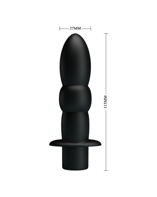 Вібратор - Pretty Love Wyatt Anal Plug Black Вібратор - Pretty Love Wyatt Anal Plug Black