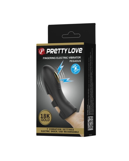 Насадка на палець - Pretty Love Pegasus electric Finger Vibrator Black Насадка на палець - Pretty Love Pegasus electric Finger Vibrator Black