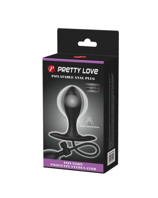 Анальна пробка - Pretty Love Inflatable Anal Plug Black Анальна пробка - Pretty Love Inflatable Anal Plug Black