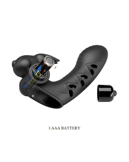 Насадка на палець - Pretty Love Vance Honey Finger Vibrator Black Насадка на палець - Pretty Love Vance Honey Finger Vibrator Black