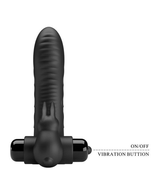 Насадка на палець - Pretty Love Vance Honey Finger Vibrator Black Насадка на палець - Pretty Love Vance Honey Finger Vibrator Black