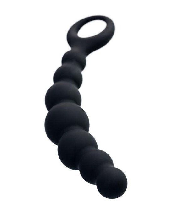 Анальний стимулятор - TOYFA POPO Pleasure Anal Beads Black Анальний стимулятор - TOYFA POPO Pleasure Anal Beads Black