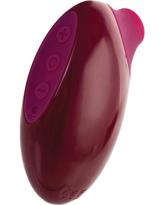Кліторальний стимулятор - A-Toys Myrty Clitoral Vacuum Stimulator, burgundy, 9.8 cm Кліторальний стимулятор - A-Toys Myrty Clitoral Vacuum Stimulator, burgundy, 9.8 cm