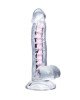 Фалоімітатор - Flexible dildo A-Toys Paret, transparent, 18 cm Фалоімітатор - Flexible dildo A-Toys Paret, transparent, 18 cm
