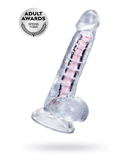 Фалоімітатор - Flexible dildo A-Toys Paret, transparent, 18 cm Фалоімітатор - Flexible dildo A-Toys Paret, transparent, 18 cm