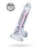 Фалоімітатор - Flexible dildo A-Toys Paret, transparent, 18 cm Фалоімітатор - Flexible dildo A-Toys Paret, transparent, 18 cm