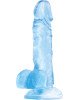 Фалоімітатор - A-Toys by TOYFA Indy, TPE, blue, 15.8 cm Фалоімітатор - A-Toys by TOYFA Indy, TPE, blue, 15.8 cm