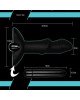 Анальна пробка - Anal Indulgence Collection Silicone P Spot Spiral