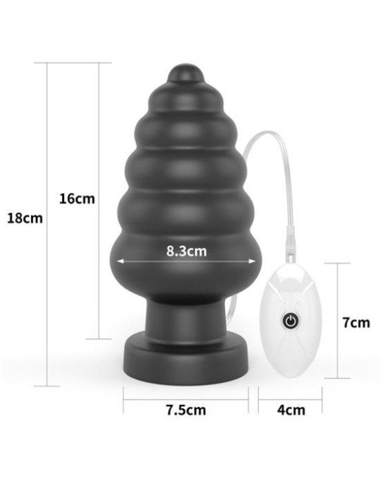 Анальна пробка - King-Sized Vibrating Anal Cracker 7 Анальна пробка - King-Sized Vibrating Anal Cracker 7