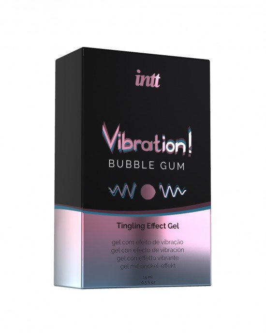 Рідкий вібратор - Intt Vibration! Bubble Gum, 15 мл Рідкий вібратор - Intt Vibration! Bubble Gum, 15 мл