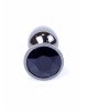 Анальна пробка - Jewellery Dark Silver Plug Black Анальна пробка - Jewellery Dark Silver Plug Black
