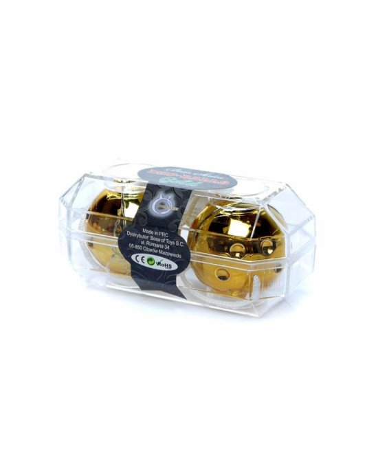 Вагінальні кульки - Duo-Balls Gold Вагінальні кульки - Duo-Balls Gold