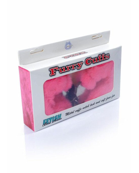 Наручники - Fetish Boss Series Furry Cuffs Pink Наручники - Fetish Boss Series Furry Cuffs Pink