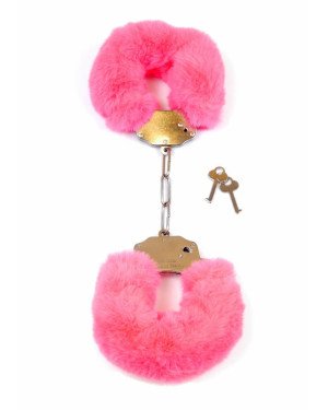 Наручники - Fetish Boss Series Furry Cuffs Pink Наручники - Fetish Boss Series Furry Cuffs Pink