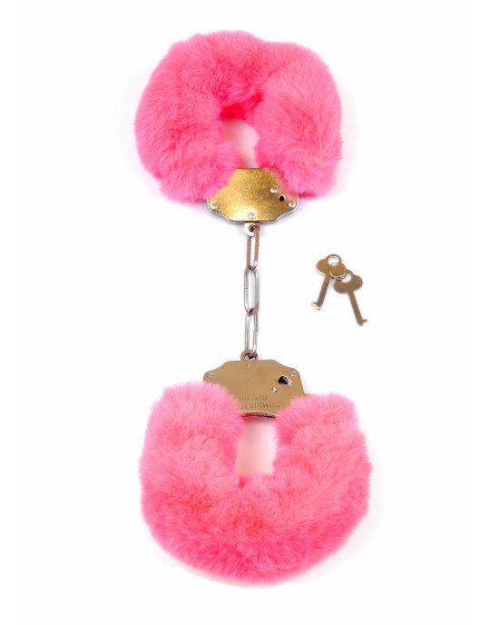 Наручники - Fetish Boss Series Furry Cuffs Pink Наручники - Fetish Boss Series Furry Cuffs Pink