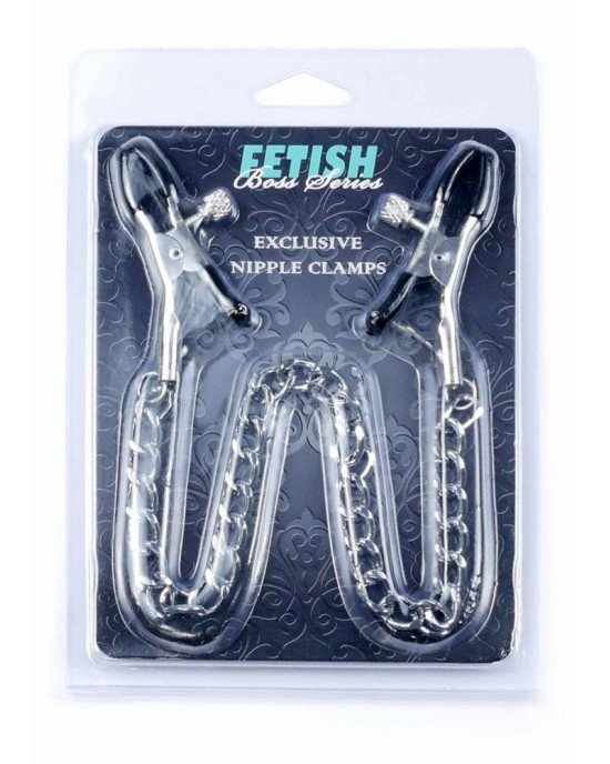 Затискачі для сосків - Exclusive Nipple Clamps No.7 - Fetish Boss Series Затискачі для сосків - Exclusive Nipple Clamps No.7 - Fetish Boss Series