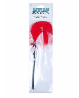 Тіклер - Feather Tickler Red - Boss Series Fetish Тіклер - Feather Tickler Red - Boss Series Fetish