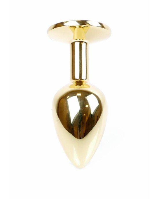 Анальна пробка - Jewellery Gold Plug Black