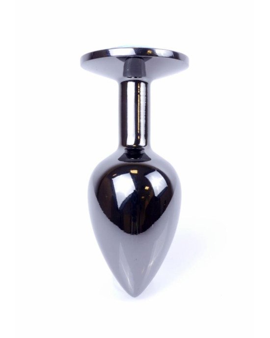 Анальна пробка - Jewellery Dark Silver Plug Pink