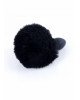 Анальна пробка - Jewellery Silicon Plug  Bunny Tail Black