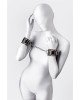Наручники - Anonymo handcuffs, PU leather, print, 19.5 cm Наручники - Anonymo handcuffs, PU leather, print, 19.5 cm