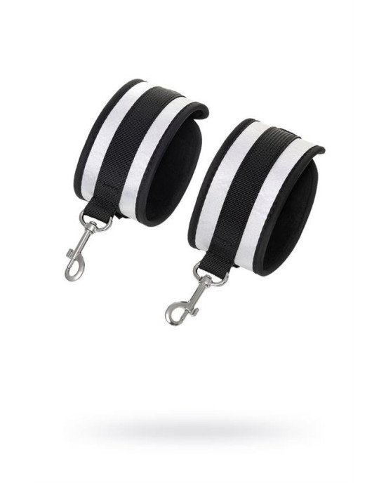 Наручники - Anonymo handcuffs, polyester, silver, 23.5 cm