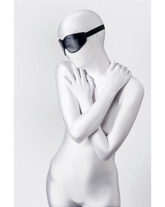 Маска - Anonymo mask, PU leather, black, 26.5 cm Маска - Anonymo mask, PU leather, black, 26.5 cm