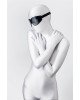 Маска - Anonymo mask, PU leather, black, 26.5 cm Маска - Anonymo mask, PU leather, black, 26.5 cm