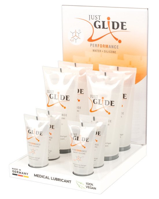 Набір лубрикантів - Just Glide Performance Display Set