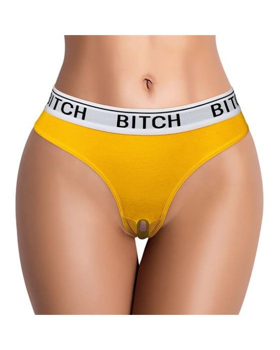Трусики з вібропулею - Bitch Vibrating Panties (на талію 61-69 см) Трусики з вібропулею - Bitch Vibrating Panties (на талію 61-69 см)