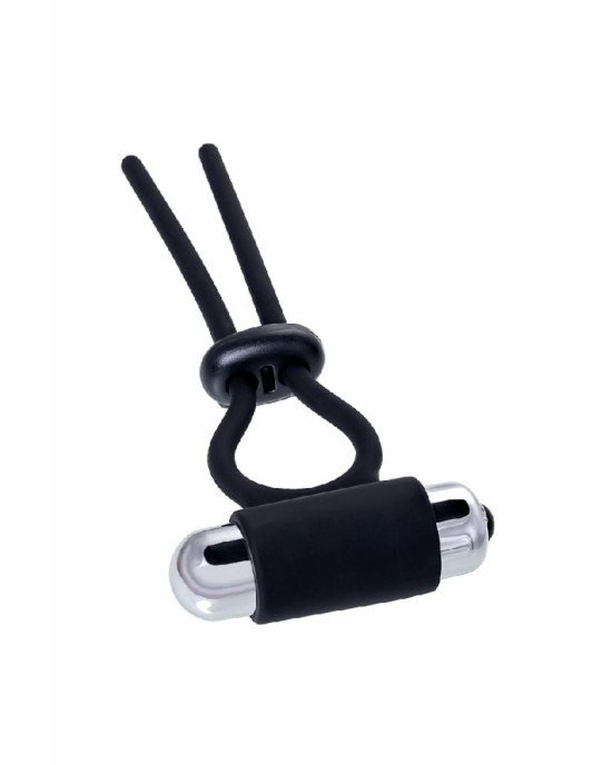 Ерекційна петля - A-Toys Erection enhancing lasso Jat , black, silicone, 14cm