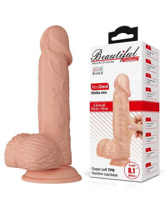 Фалоімітатор - Beautiful Encounter Catoblepas Dildo Flesh Фалоімітатор - Beautiful Encounter Catoblepas Dildo Flesh