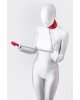 Повідець - Anonymo collar, PU leather, red