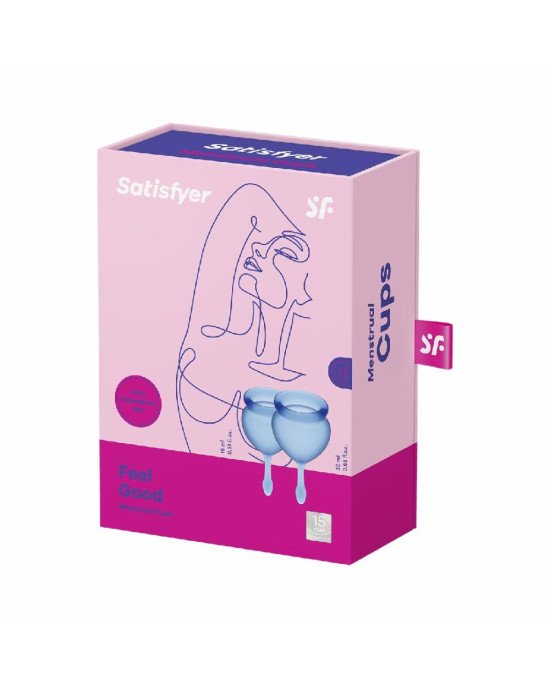 Менструальні чаші - Satisfyer Feel Good Dark Blue Менструальні чаші - Satisfyer Feel Good Dark Blue