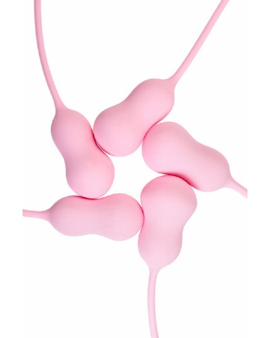 Набір вагінальних кульок Flovetta By Toyfa Tulips, силікон, рожевий, 5,3 см Набір вагінальних кульок Flovetta By Toyfa Tulips, силікон, рожевий, 5,3 см