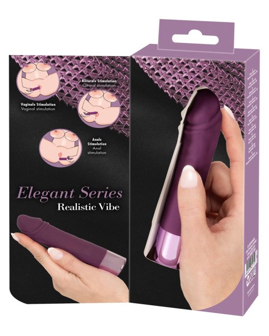 Вібратор - Elegant Series Realistic Vibe Вібратор - Elegant Series Realistic Vibe