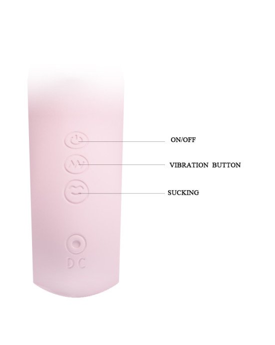 Вібратор - Romance Massage Sucking Vibrator Pink Вібратор - Romance Massage Sucking Vibrator Pink