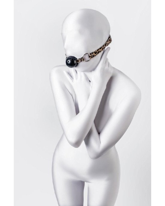 Кляп Anonymo, ABS пластик, чорний, 64 см